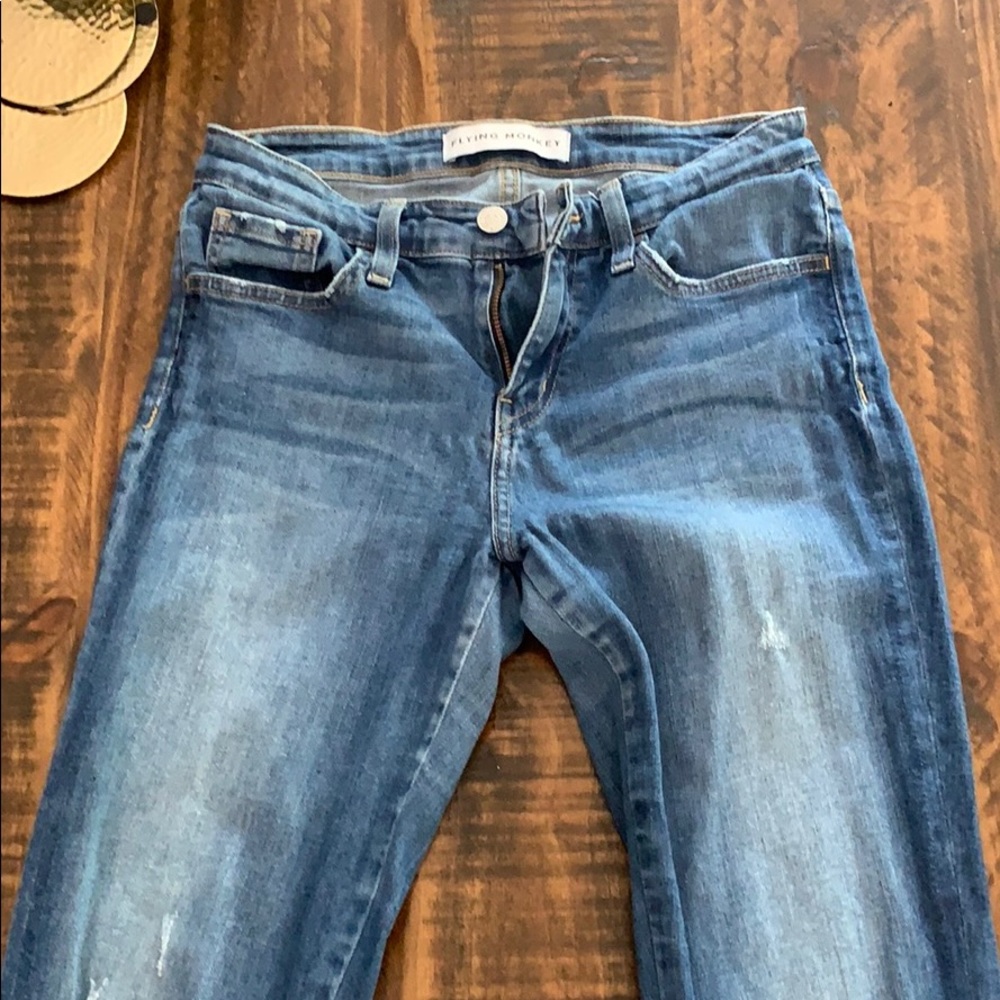 Flying Monkey Distressed Skinny